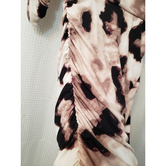 Jennifer Lopez Women's Dress Size Small Multicolor With Ruching Sides Bodycon - Picture 5 of 7